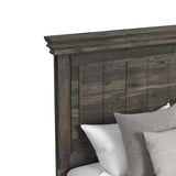 Park Ridge King Panel Bed in Charcoal - Tampa Furniture Outlet