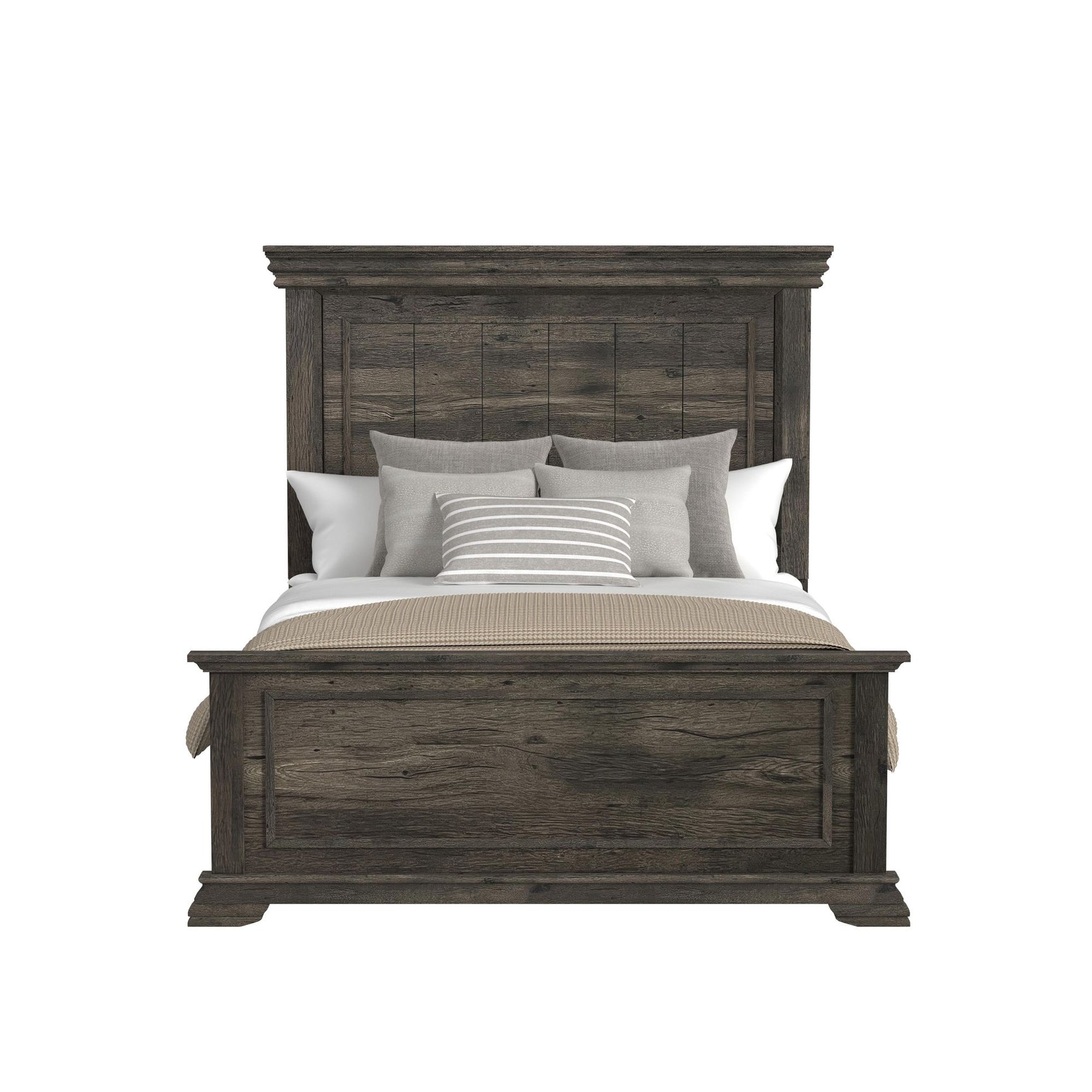 Park Ridge Full Panel Bed in Charcoal - Tampa Furniture Outlet