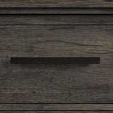Park Ridge 71'' TV Console without Fireplace Insert in Charcoal - Tampa Furniture Outlet