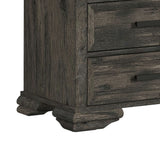 Park Ridge 71'' TV Console without Fireplace Insert in Charcoal - Tampa Furniture Outlet
