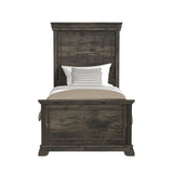 Park Ridge Twin Panel Bed in Charcoal - Tampa Furniture Outlet