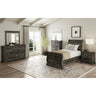 Park Ridge Twin Sleigh Storage Bed in Charcoal – SKU B-13130-8-TSLB | Elements