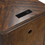 Phillipe 2-Drawer Cabinet with USB in Cherry - Tampa Furniture Outlet