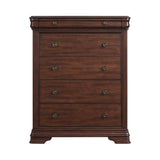 Phillipe 5-Drawer Chest in Cherry