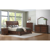 Phillipe 8-Drawer Dresser in Cherry - Tampa Furniture Outlet