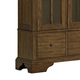Phillipe Complete Curio in Cherry - Tampa Furniture Outlet