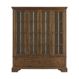 Phillipe Curio Base in Cherry - Tampa Furniture Outlet