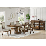 Phillipe Dining Table with with 18" Leaf in Cherry - Tampa Furniture Outlet