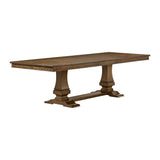 Phillipe Dining Table with with 18" Leaf in Cherry - Tampa Furniture Outlet