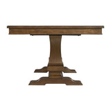 Phillipe Dining Table with with 18" Leaf in Cherry - Tampa Furniture Outlet
