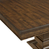 Phillipe Dining Table with with 18" Leaf in Cherry - Tampa Furniture Outlet