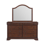 Phillipe Dresser & Mirror Set in Cherry