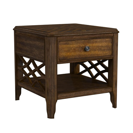 Phillipe End Table in Cherry
