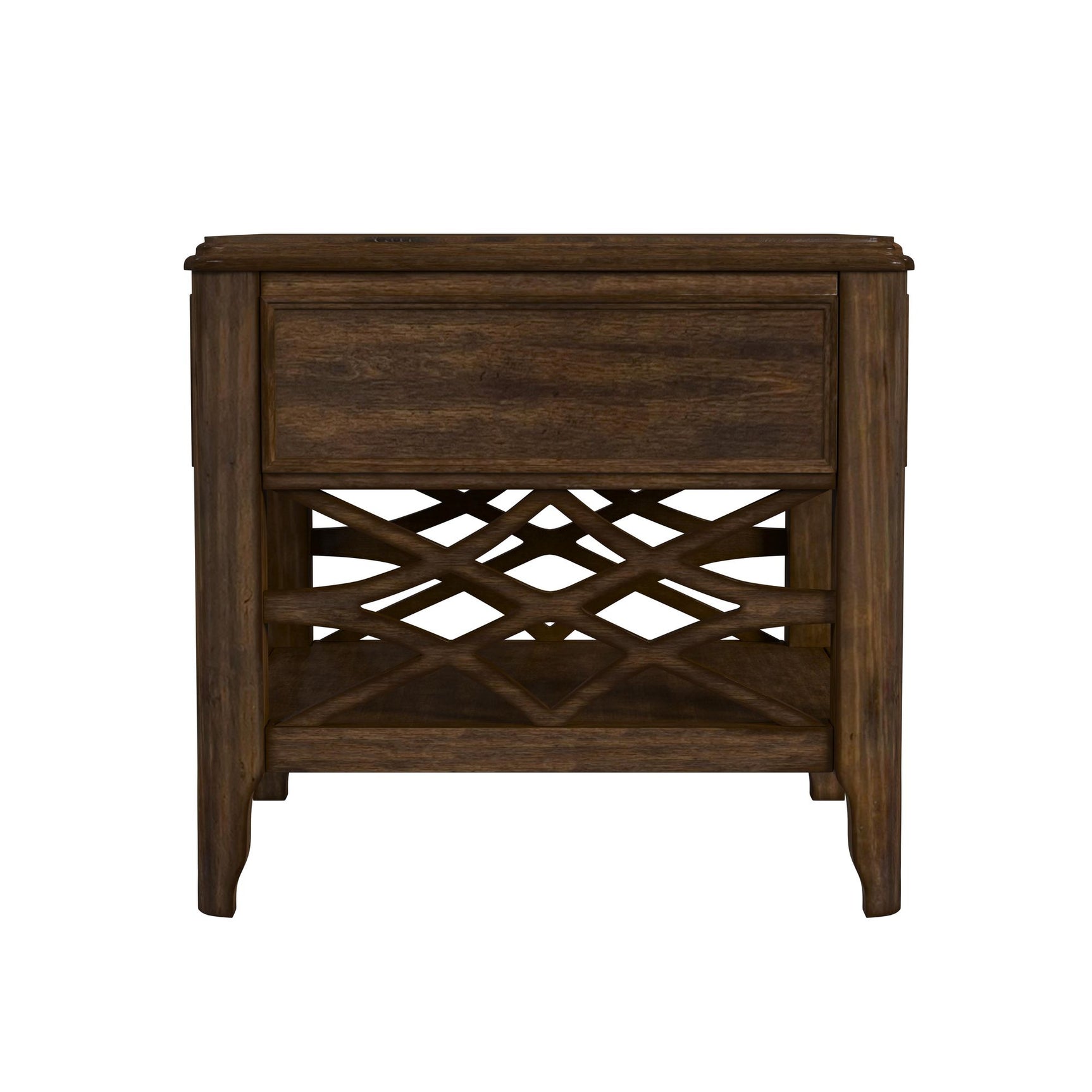 Phillipe End Table in Cherry - Tampa Furniture Outlet