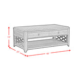 Phillipe Lift-Top Coffee Table in Cherry - Tampa Furniture Outlet