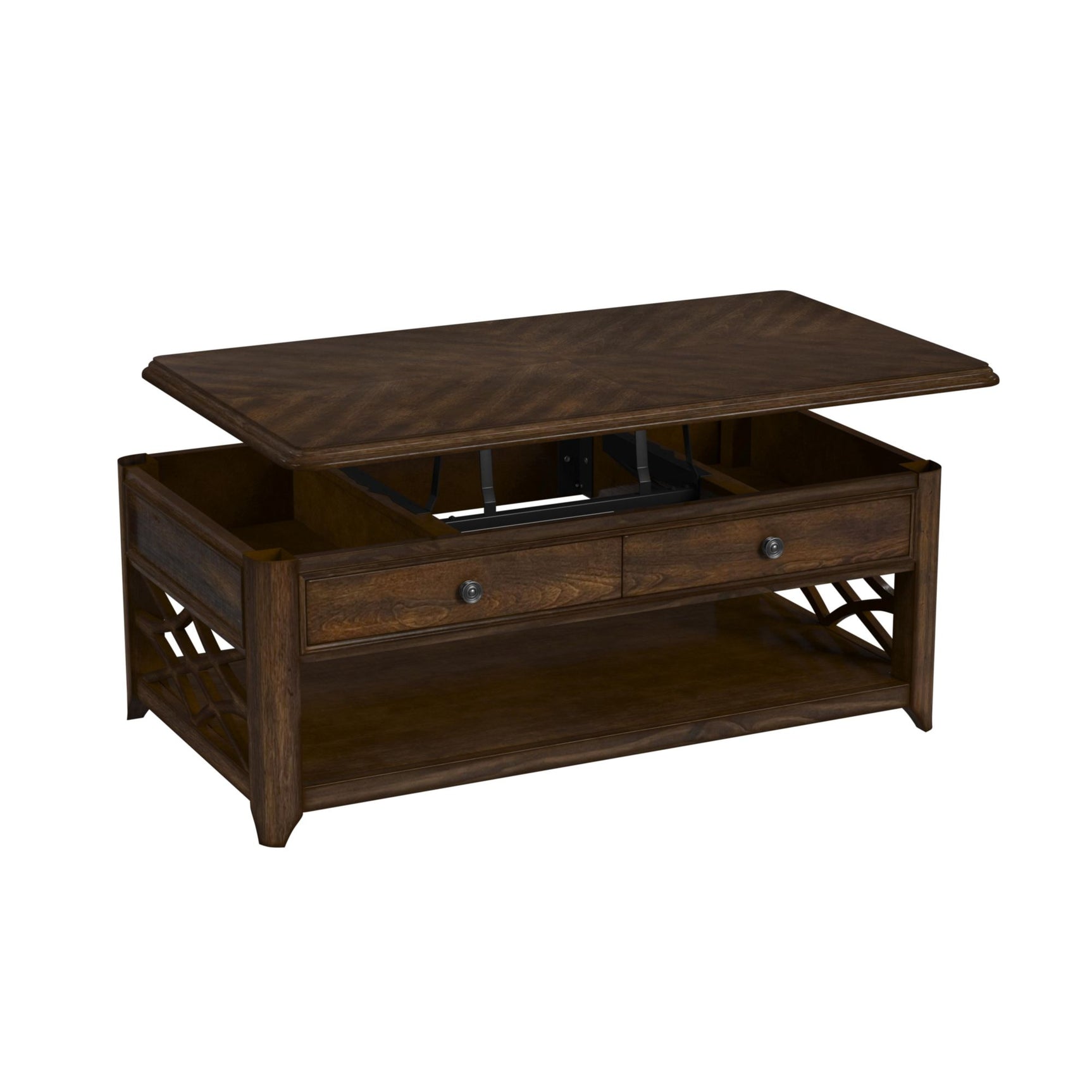 Phillipe Lift-Top Coffee Table in Cherry - Tampa Furniture Outlet