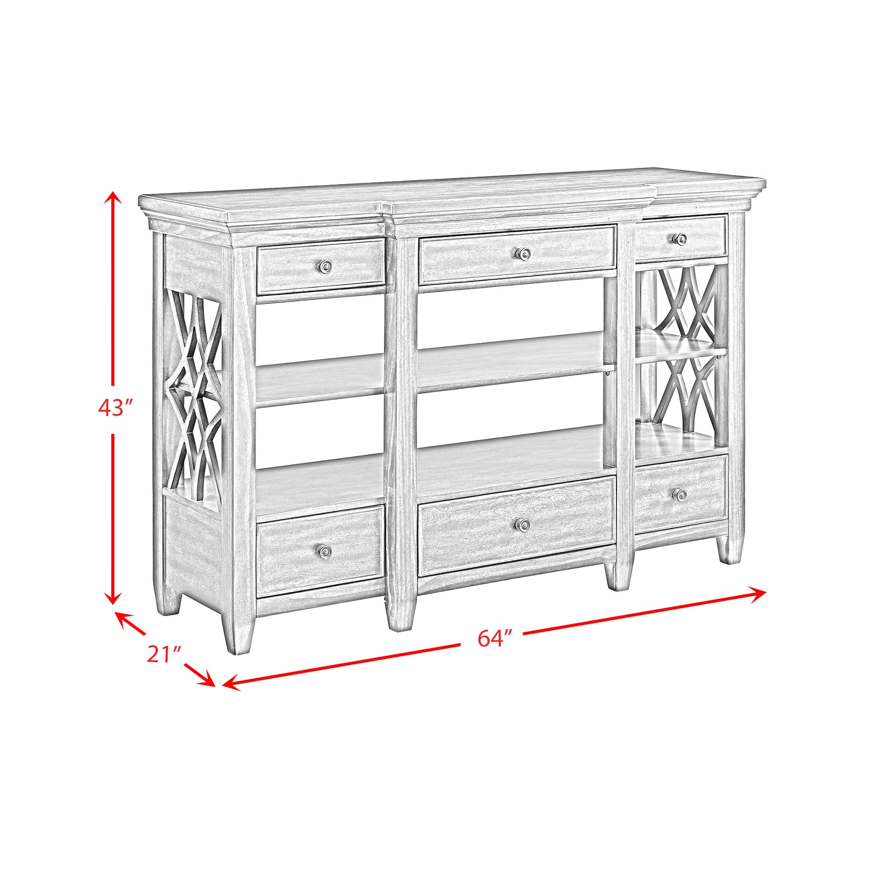 Phillipe Server in Cherry - Tampa Furniture Outlet