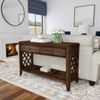 Phillipe Sofa Table in Cherry – SKU T-5210-5-ST | Elements