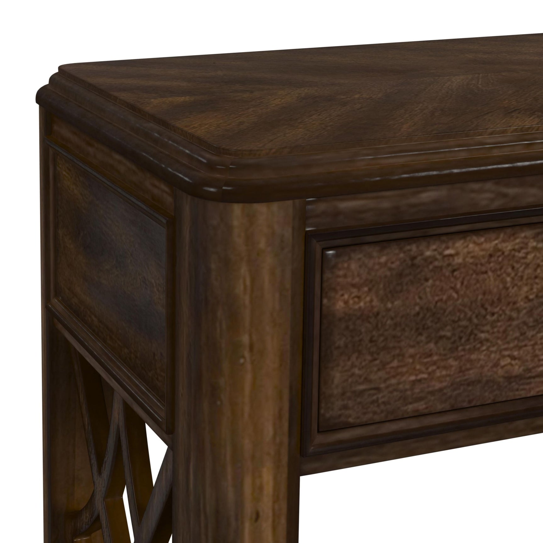 Phillipe Sofa Table in Cherry - Tampa Furniture Outlet