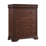 Phillipe 5-Drawer Chest in Cherry - Tampa Furniture Outlet