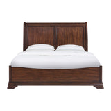 Phillipe King Bed in Cherry - Tampa Furniture Outlet
