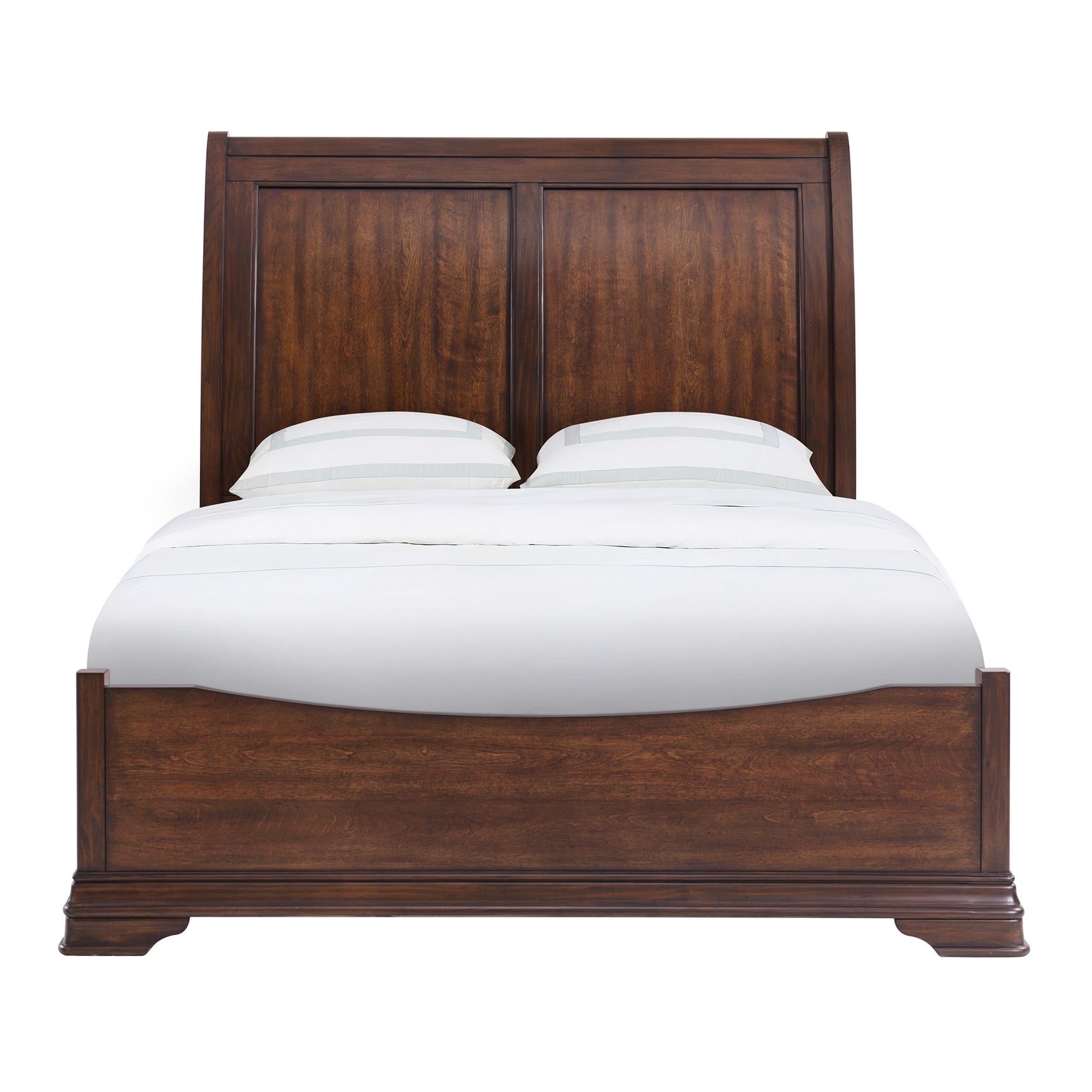 Phillipe Queen Bed in Cherry - Tampa Furniture Outlet