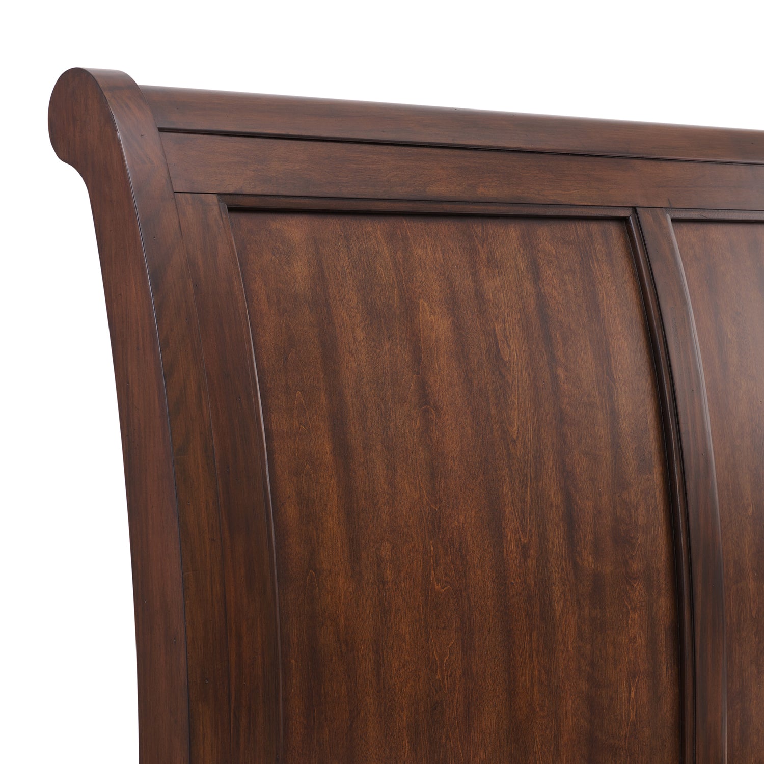 Phillipe King Bed in Cherry - Tampa Furniture Outlet