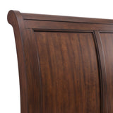 Phillipe King Bed in Cherry - Tampa Furniture Outlet