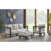Playa Sofa - Dark Grey and Olefin Beige with 2 Pillows – SKU O-16230-10311-300 | Elements