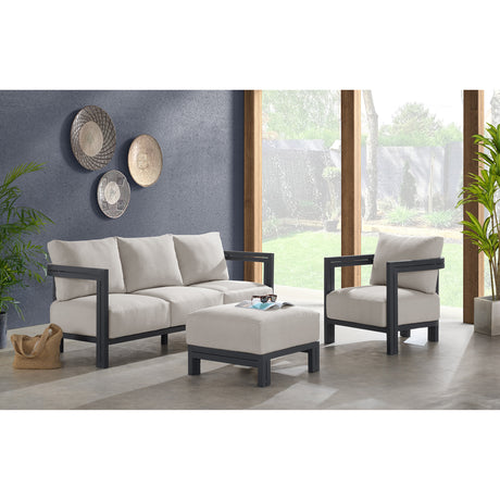 Playa Sofa - Dark Grey and Olefin Beige with 2 Pillows – SKU O-16230-10311-300 | Elements