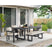 Playa Dining Bench - Dark Grey and Olefin Beige – SKU O-16230-3-BN | Elements