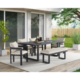 Playa Dining Table - Dark Grey - Tampa Furniture Outlet