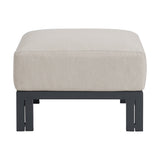 Playa Ottoman - Dark Grey and Olefin Beige - Tampa Furniture Outlet