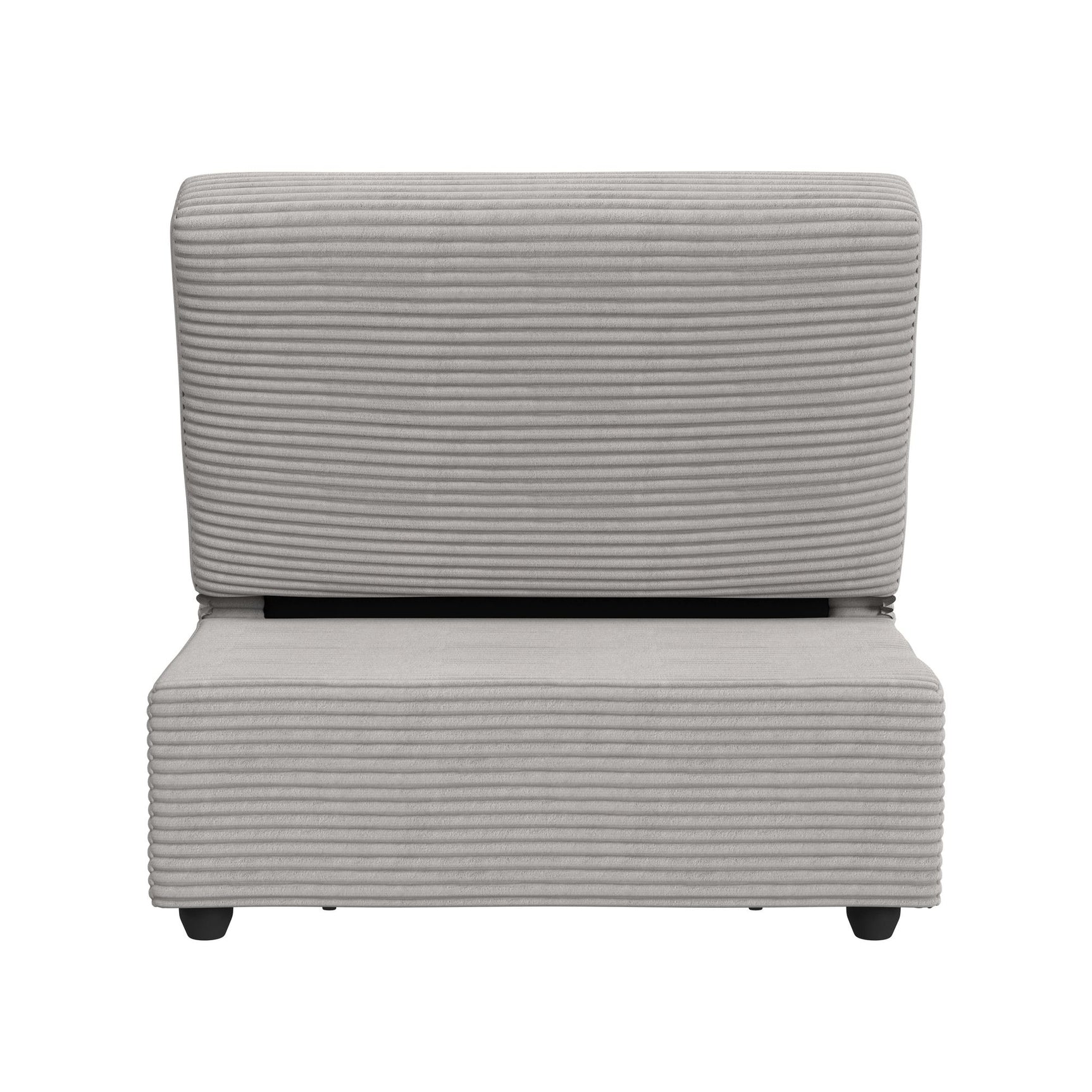Pluto Chair with kidney pillow, Klik Klak and Pop up in Coronado Grey - Tampa Furniture Outlet