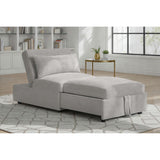 Pluto Chair with kidney pillow, Klik Klak and Pop up in Coronado Grey - Tampa Furniture Outlet
