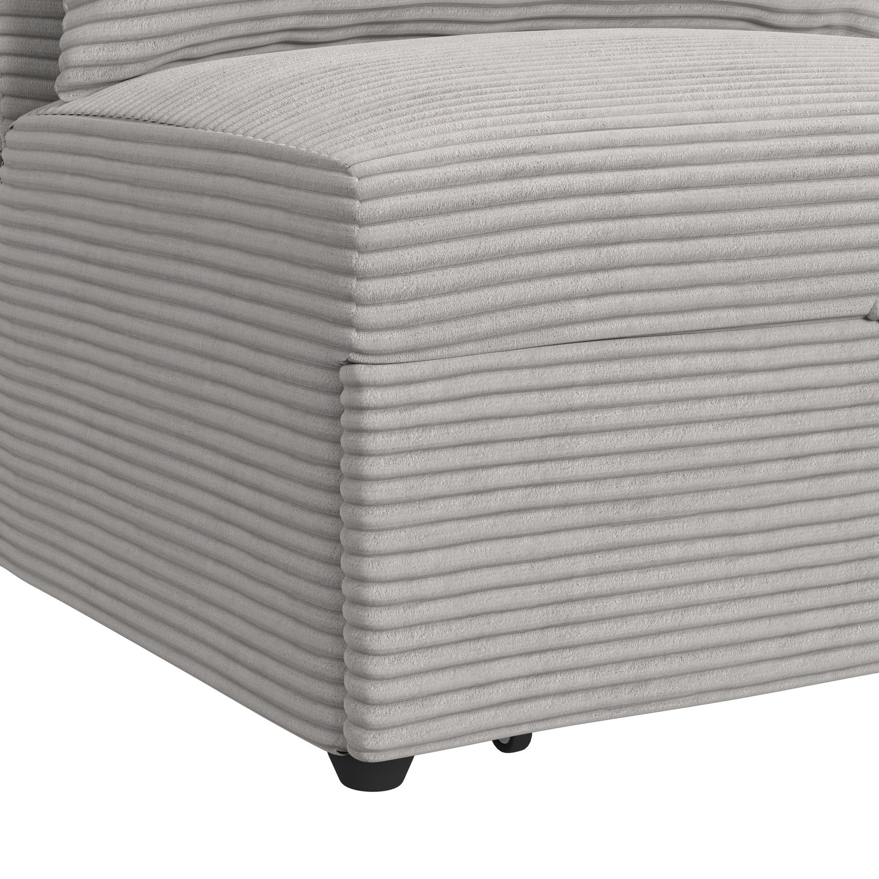 Pluto Chair with kidney pillow, Klik Klak and Pop up in Coronado Grey - Tampa Furniture Outlet