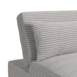 Pluto Chair with kidney pillow, Klik Klak and Pop up in Coronado Grey - Tampa Furniture Outlet