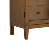Portico Display Cabinet in Brown Oak - Tampa Furniture Outlet
