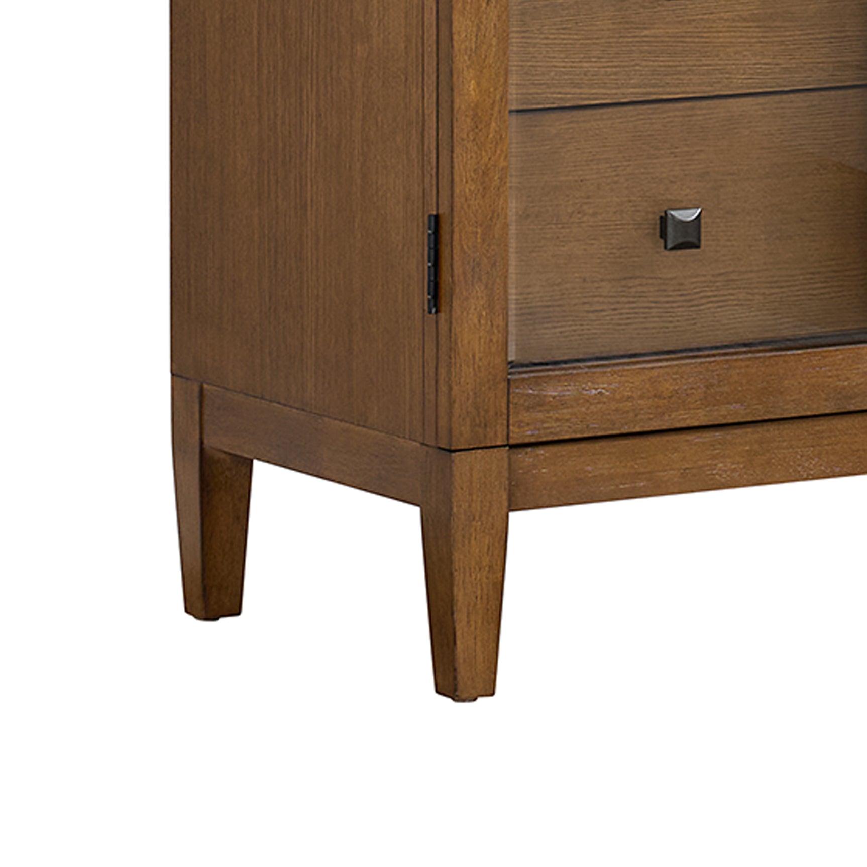 Portico Display Cabinet in Brown Oak - Tampa Furniture Outlet