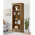 Portico Open Bookcase in Brown Oak – SKU H-15970-6-BC1 | Elements