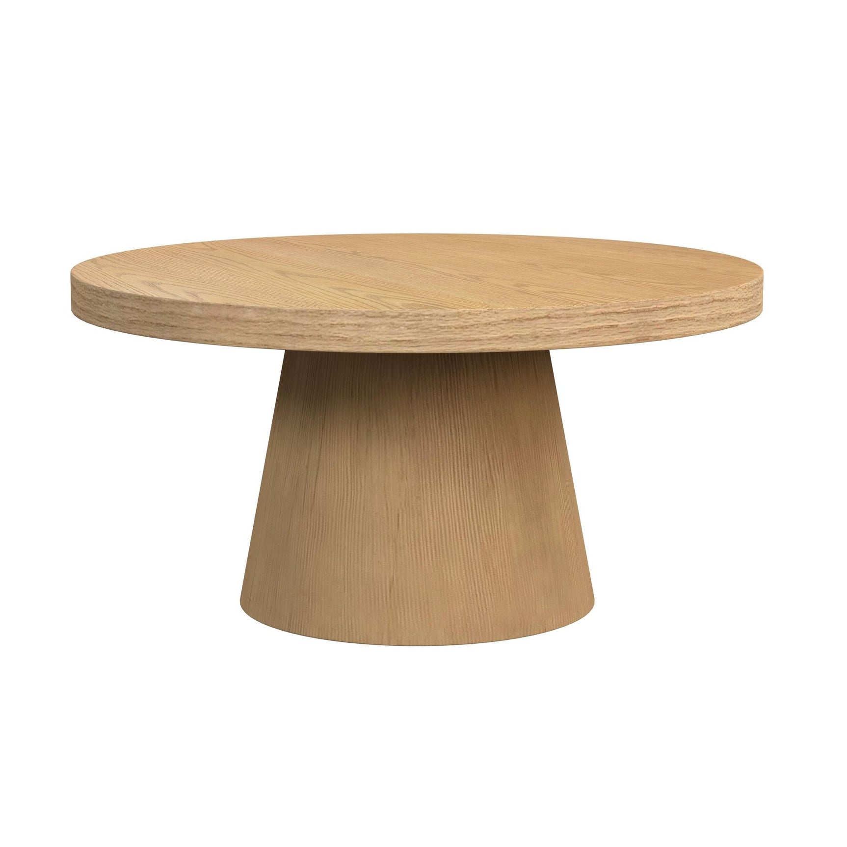 Portland Round Coffee Table in Natural - Tampa Furniture Outlet