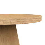 Portland Round Coffee Table in Natural - Tampa Furniture Outlet