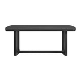 Portland Rectangular Dining Table in Black - Tampa Furniture Outlet