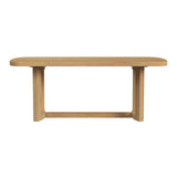 Portland Rectangular Dining Table in Natural - Tampa Furniture Outlet