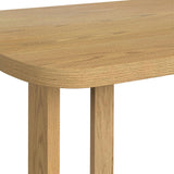 Portland Rectangular Dining Table in Natural - Tampa Furniture Outlet
