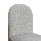 Portland Round Back Side Chair with Grey Fabric (PGY1113-4) in Grey (2 Per Carton)