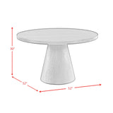 Portland Round Dining Table in Natural - Tampa Furniture Outlet