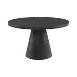 Portland Round Dining Table in Black