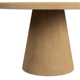 Portland Round Dining Table in Natural - Tampa Furniture Outlet