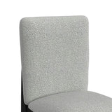 Portland Square Back Barstool with Grey Fabric in Black (2 Per Carton) - Tampa Furniture Outlet
